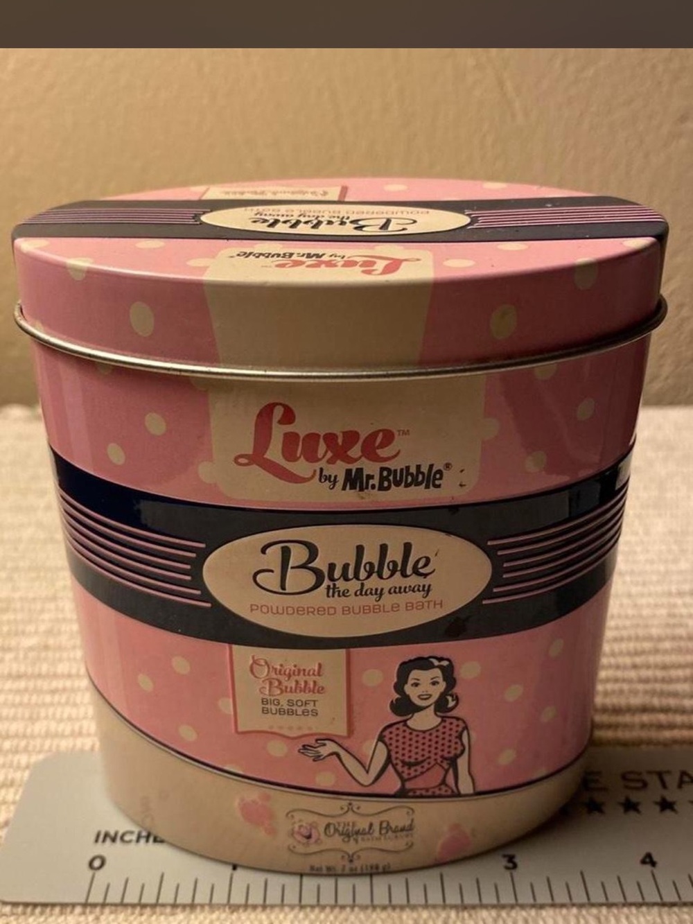 Mr. Bubbles retro tin